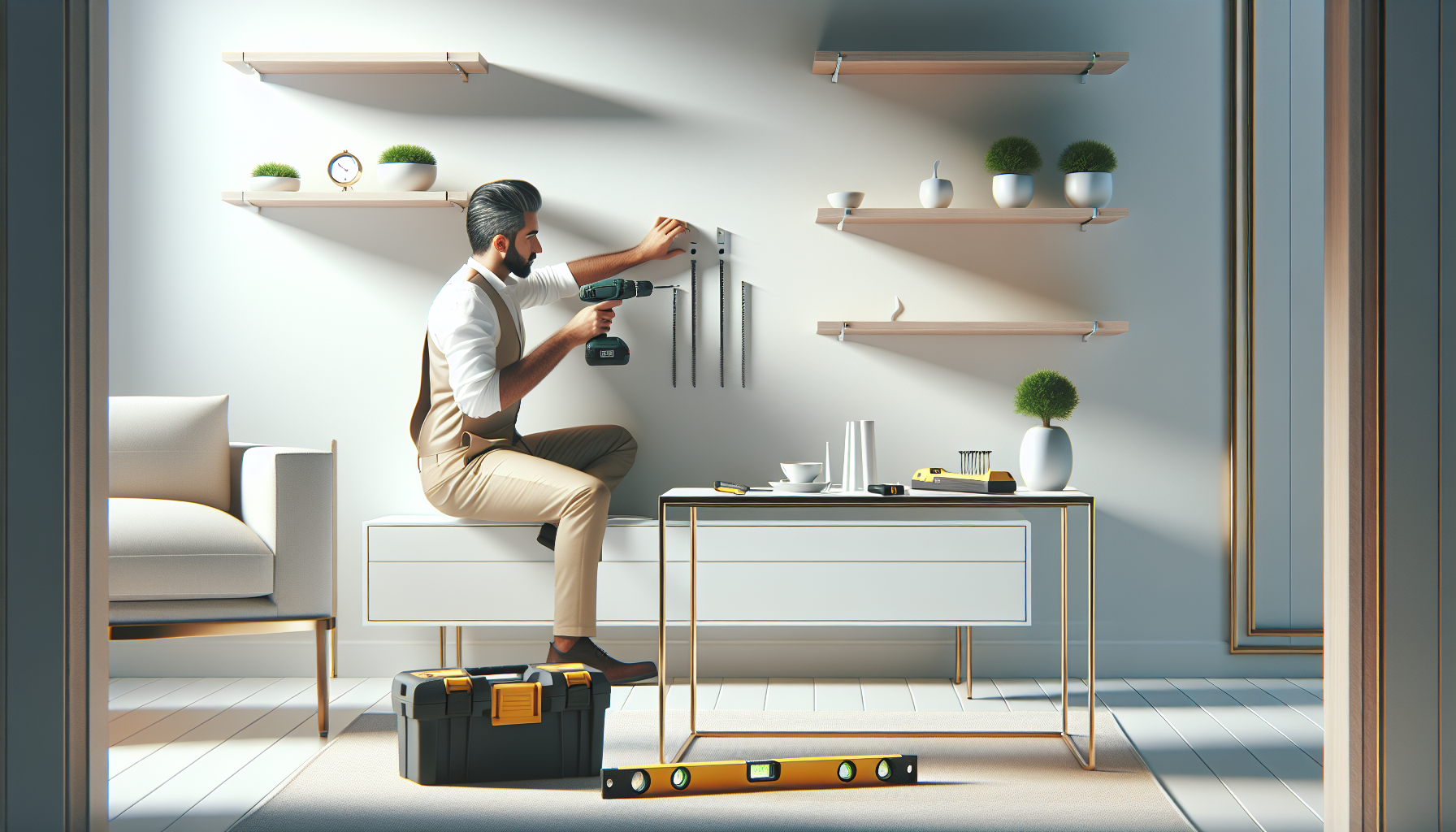 Fixer une étagère murale solidement