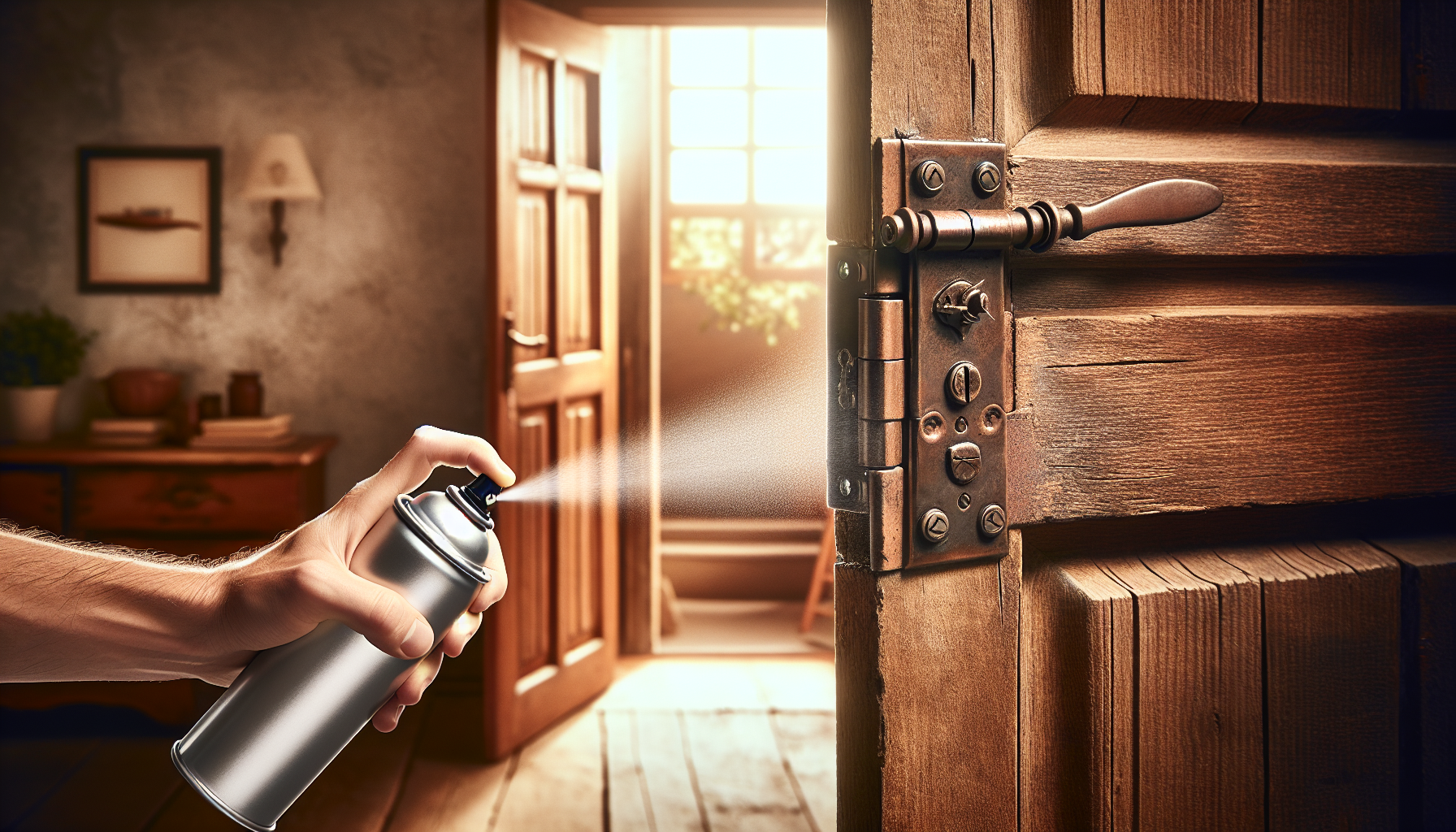 Réparer une porte qui grince